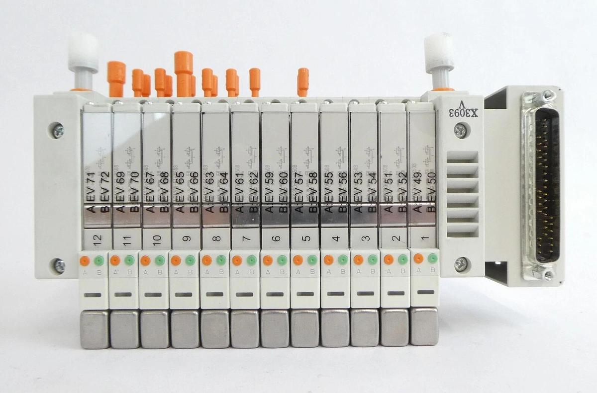 Used SMC VV5Q11-12-X3093V 12-Port Manifold AMAT 4060-00946 Reseller Lot of 6 Working