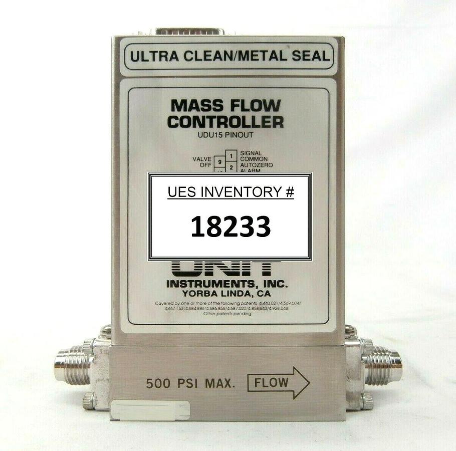 Used UNIT Instruments UFC-8160 Mass Flow Controller MFC 200 SCCM CHF3 Working Spare