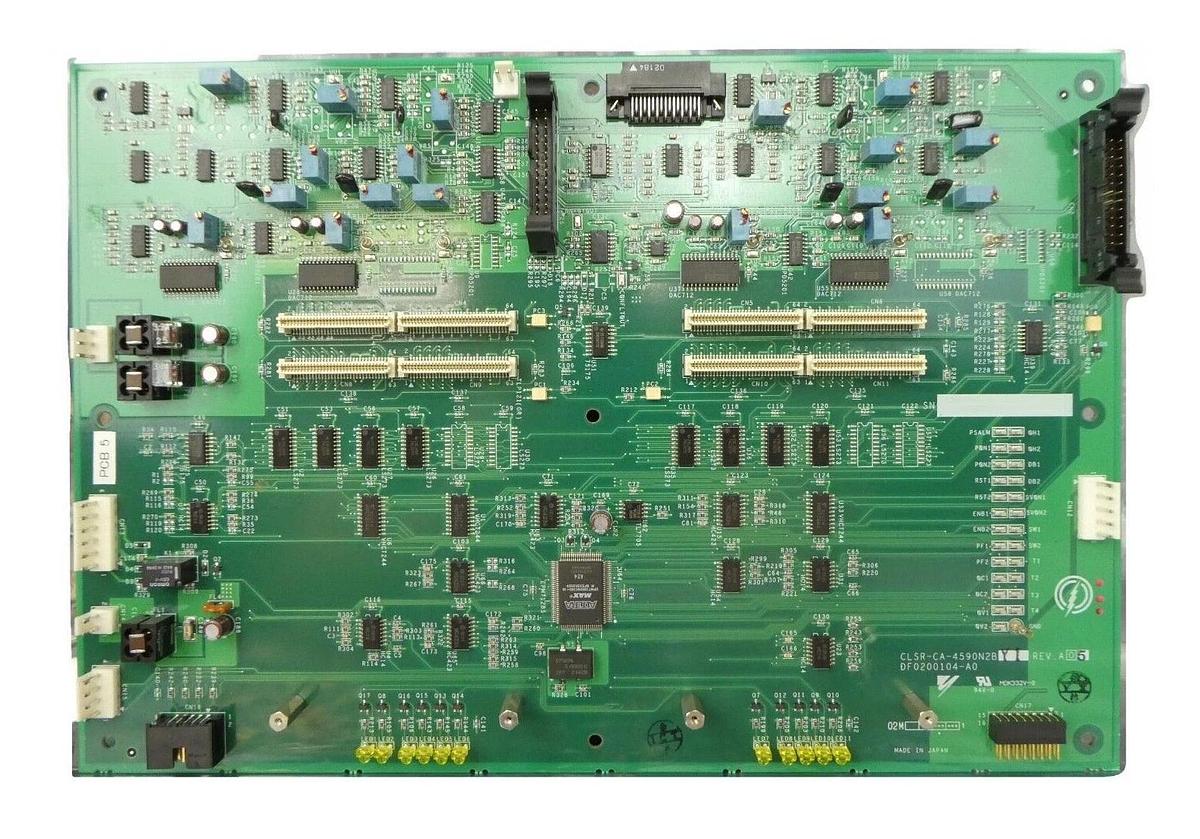 Used Yaskawa Electric CLSR-CA-4590N2BY1 Linear Motor PCB Nikon NSR Bent Pins Surplus