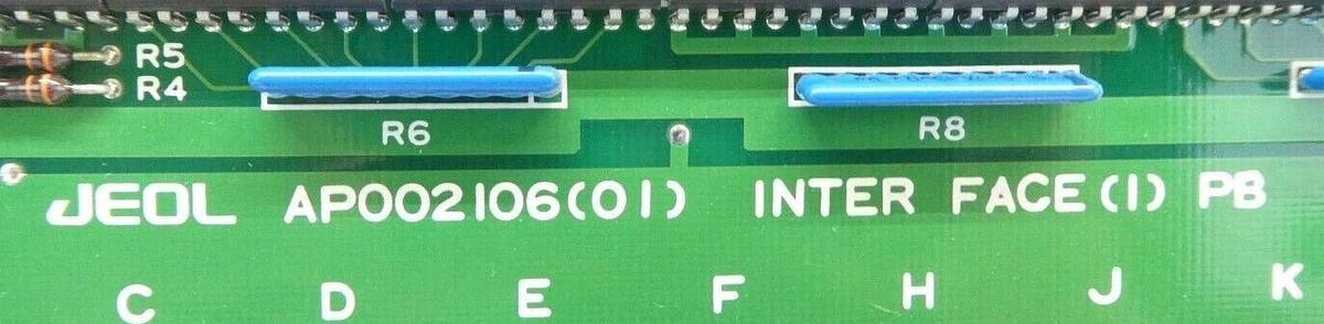 Used JEOL AP002106(01) Inteface PCB Card INTER FACE(1) PB JSM-6300F SEM Working Spare