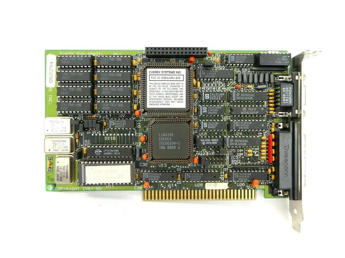 Used Everex EV659 PCB Card PWA-00231 Tencor Instruments 131512 Surfscan 7000 Working