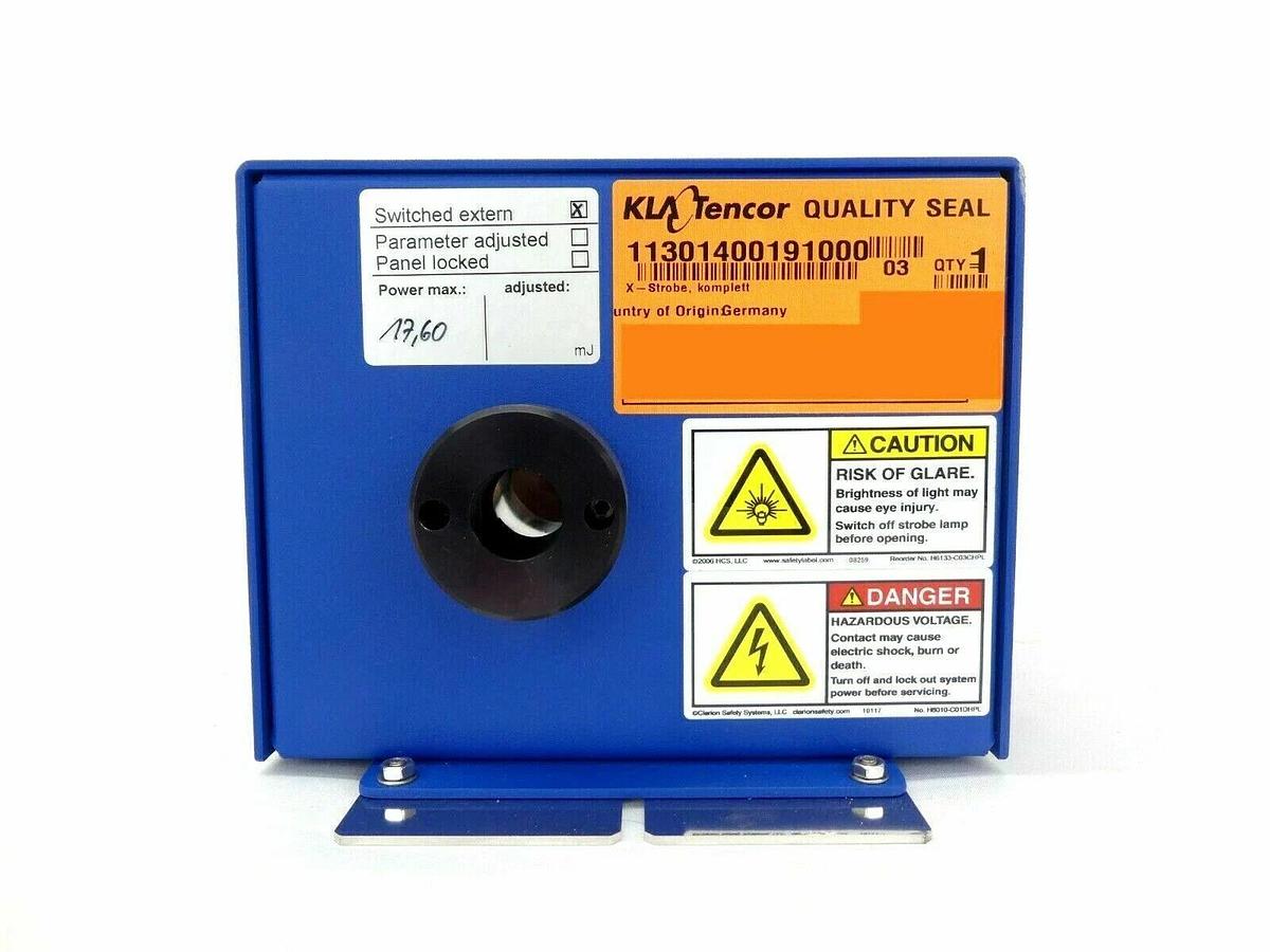 Used Perkin-Elmer MVS-9012-05 Fiber Optic X-Strobe Source KLA 11301400191000 Working