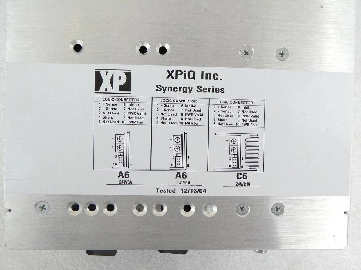 Used XP Power F8C6A6A6 Synergy Series Power Supply XPiQ SSI 10002755 Working Surplus