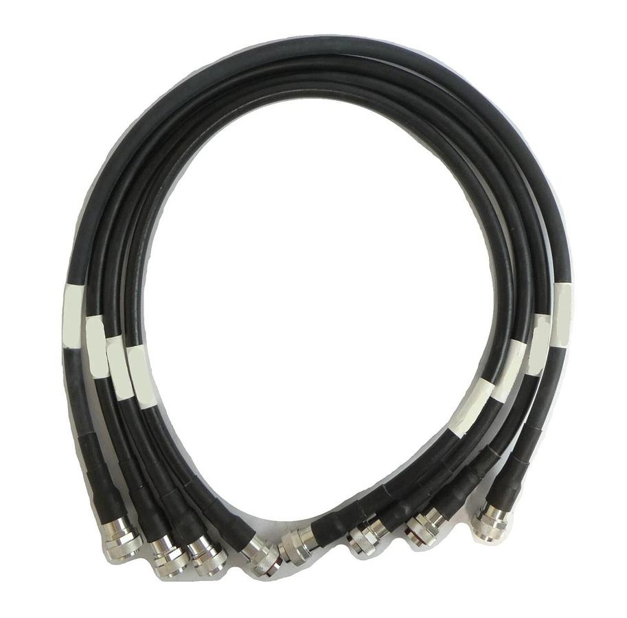 Used Microwave Systems AA-9919 RF Coaxial Cable RF Reseller Lot of 4 Working Surplus
