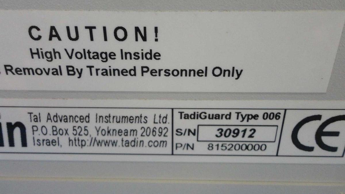 Used Tadin TAL 815200000 TadiGuard Process and Machine Enchancer 006 Used Working
