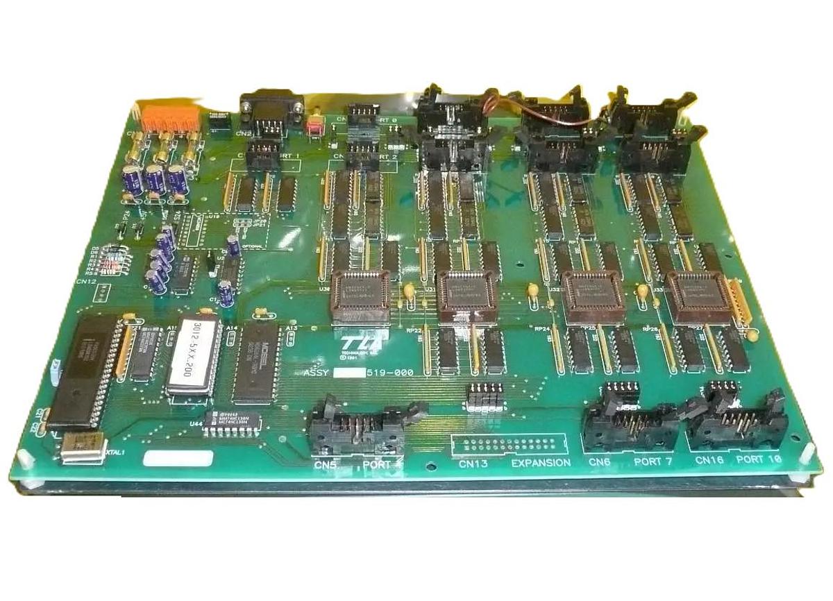 Used TLA Technology 519-000 Interface Connector EPROM Board PCB Working Surplus