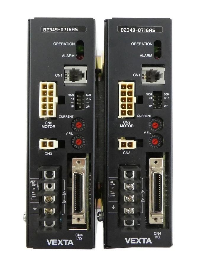 Used Oriental Motor B2349-0716AS Servo Driver VEXTA Reseller Lot of 2 Working Surplus