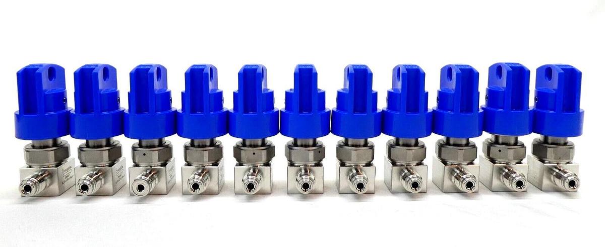 Used Swagelok 6LVV-DPLVR4-P Diaphragm Sealed Valve Reseller Lot of 11 Working Surplus