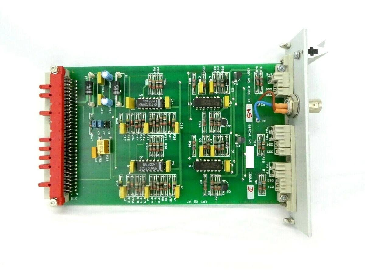 Used AMAT Applied Materials 0100-91145 Argon/Oxygen Bleed and Charge Monitor PCB Card