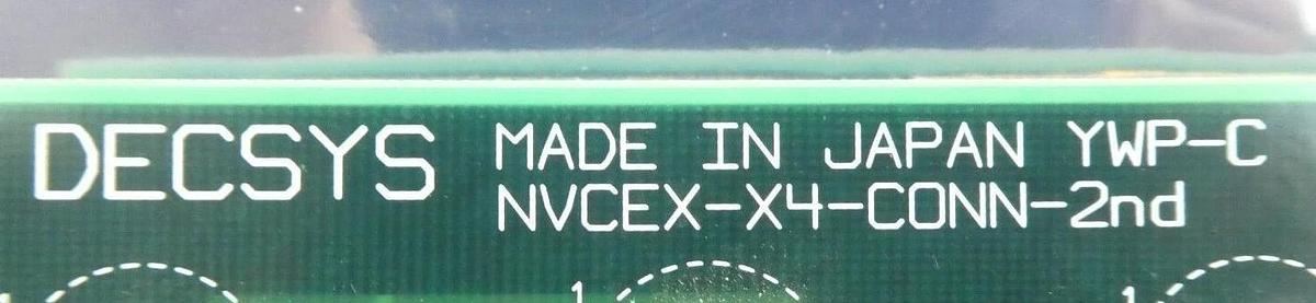 Used DECSYS NVCEX-X4-CONN-2nd Camera Controller Interface Panel PCB Nikon NSR Working