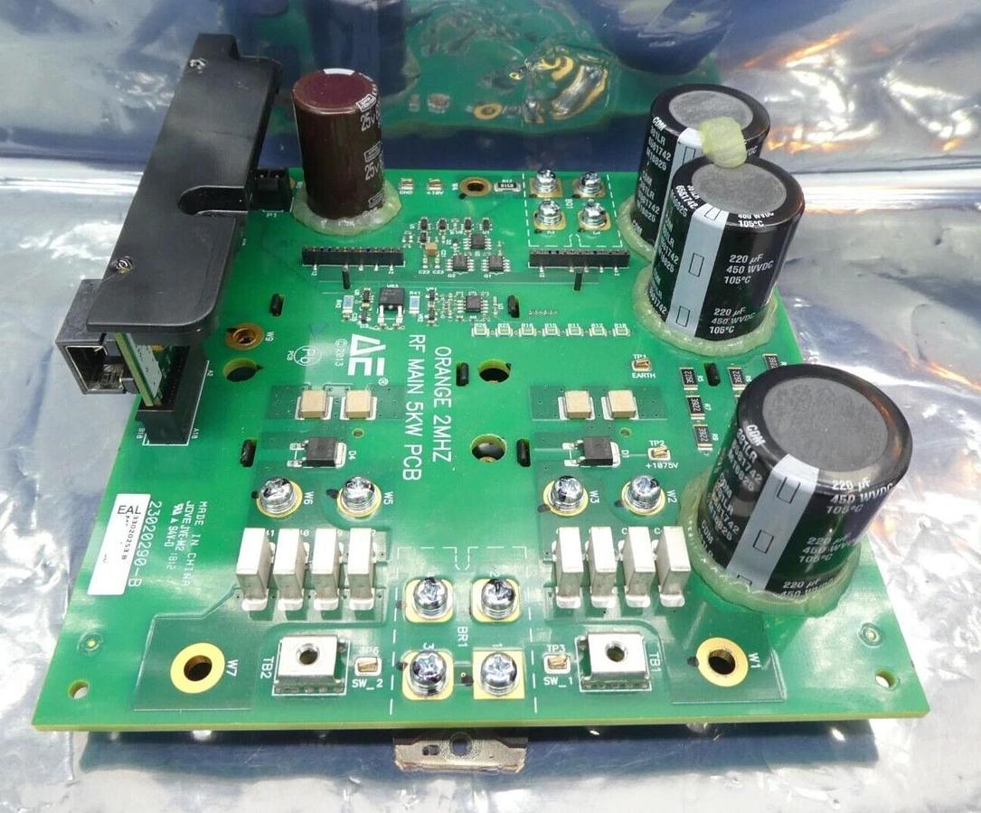 Used AE Advanced Energy 23020290-B Orange 2MHz RF Main 5kW PCB 33020253 Working Spare