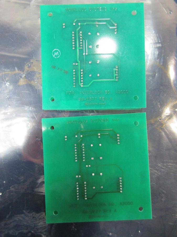 Used Novellus Systems 90-2735 Interlock BD A2000 PCB Rev A & Rev B Lot of 4 Working