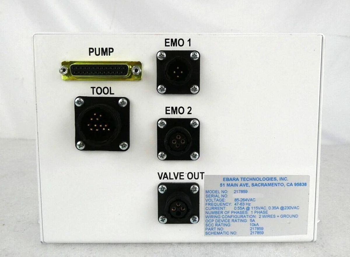 Used Ebara 217859 Vacuum Dry Pump Interface Controller Module Working Surplus