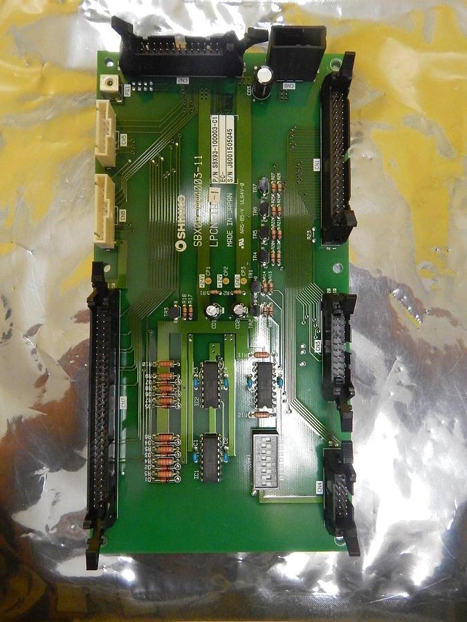 Used Shinko Electric SBX93-100003-C1 LPCN-1A-1 Interface PCB SBX08-000008-11 Used
