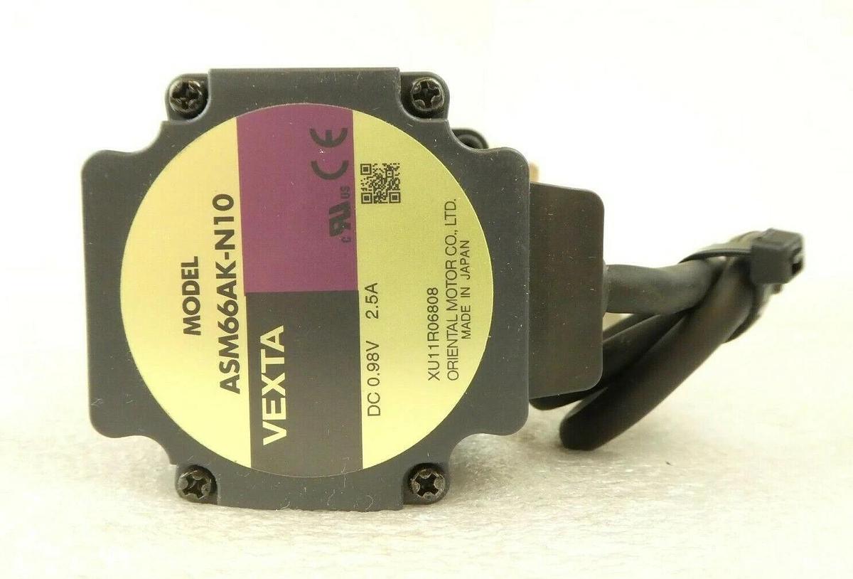 Used Oriental Motor ASM66AK-N10 Servo Motor VEXTA Rudolph F30 Working Surplus