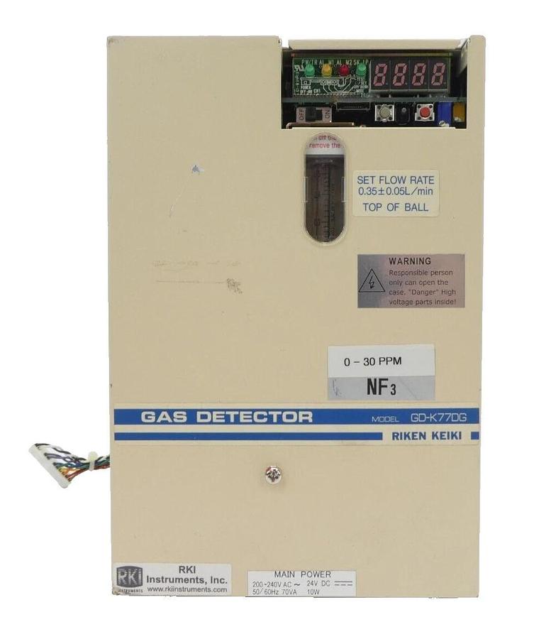 Used RKI Instruments GD Series Gas Detector Set of 6 GD-K77DG GD-V77D GD-K71D Working