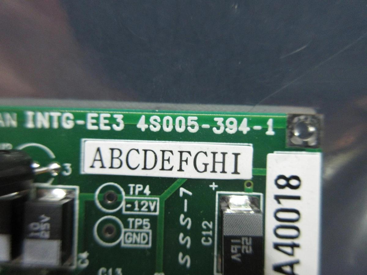 Used Nikon 4S005-394-1 Integrator Sensor Board PCB INTG-EE3 NSR System Used Working