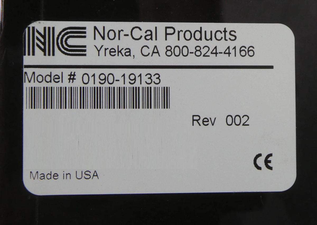 Used Nor-Cal Products 0190-19133 Throttling Pendulum Valve IQ Series AMAT Working