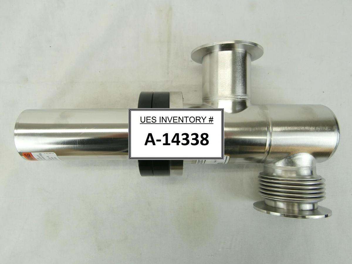 Used Nor-Cal Products 93-01764 Pneumatic Angle In-Line NW50 Used Working
