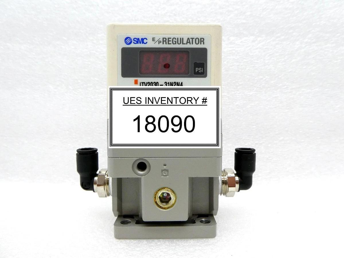 Used SMC ITV2030-31N2N4 Electro-Pneumatic E/P Regulator ITV2000 Series Used Working