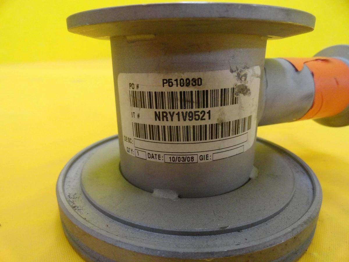 Used Edwards NRY1V9521 Adapter Tube Tee ISO63 ISO-K to NW50 NW25 Copper Cu Working