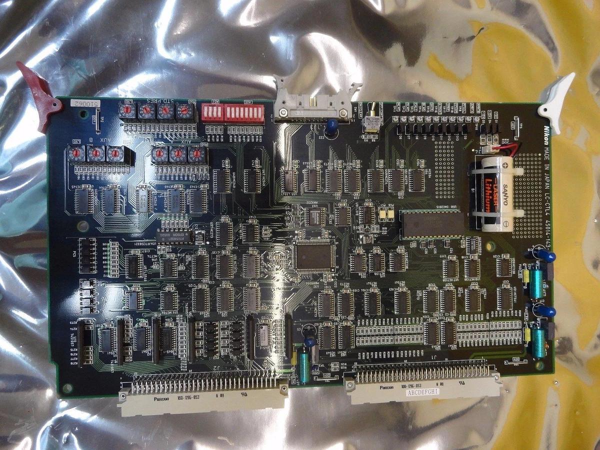 Used Nikon 4S014-143 Control Board PCB LC-CTL4 NSR-S204B Step-and-Repeat Used Working