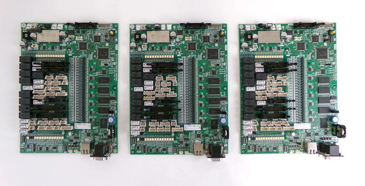 Used Sinfonia SBX08-000127-11 SLPCPU8 PCB SBX93-100211-12 Reseller Lot of 6 Working