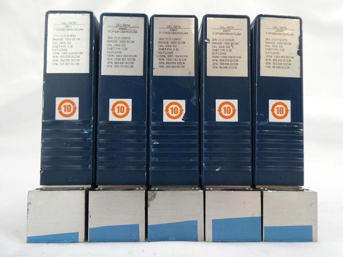 Used Aera PI-98 Mass Flow Controller MFC AMAT 0190-34215 Reseller Lot of 11 Working
