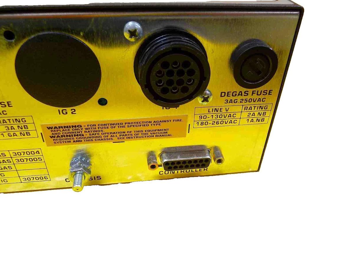 Used Granville-Phillips 307004 EB Degas Controller Model 01 Working Surplus
