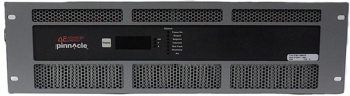 Used MDX Pinnacle AE Advanced Energy 3152411-300 20kW DC Pulsed Power Supply Working