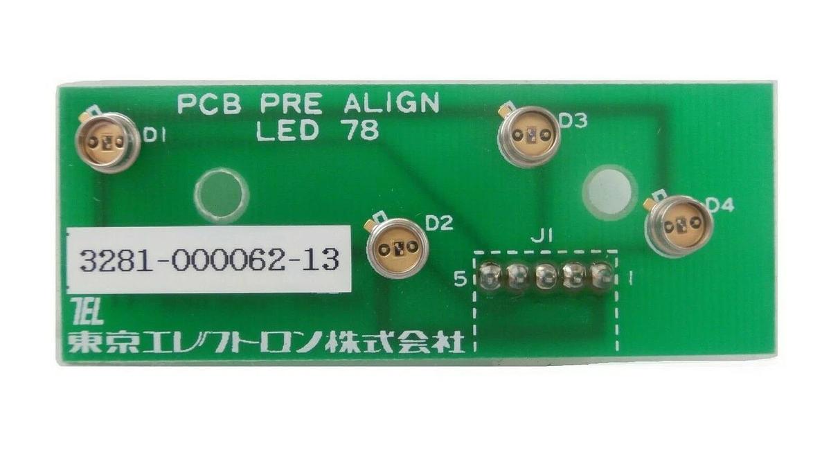 Used TEL Tokyo Electron 3281-000062-13 Prealigner LED 78 PCB 1208-001195-11 P-8 Spare