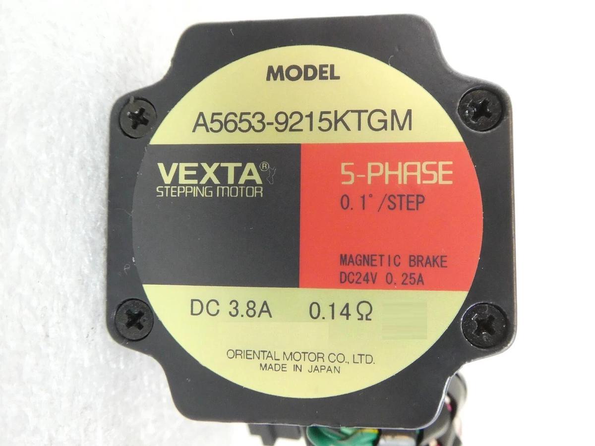 Used Oriental Motor A5653-9215KTGM 5-Phase Stepping Motor VEXTA Lot of 3 Working