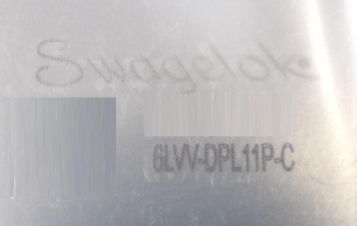 Swagelok 6LVV-DPL11P-C 2-Port Diaphragm Sealed Valve Reseller Lot of 3 New