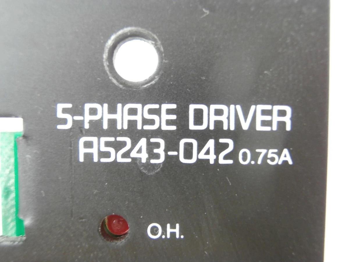Used Oriental Motor A5243-042 5-Phase Driver PCB Card VEXTA 0.75A EB4008-2V Working