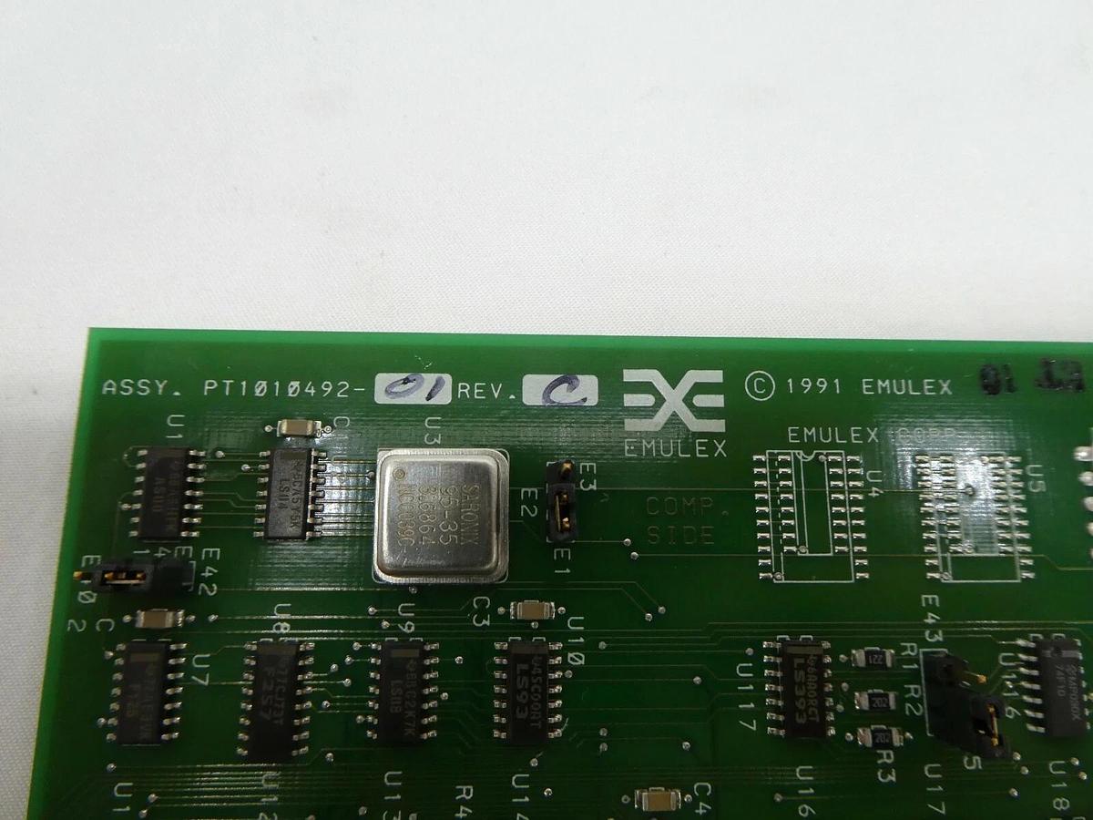 Used Emulex PT1010283-04H Processor Board PCB Card PT101049-01 Working Surplus