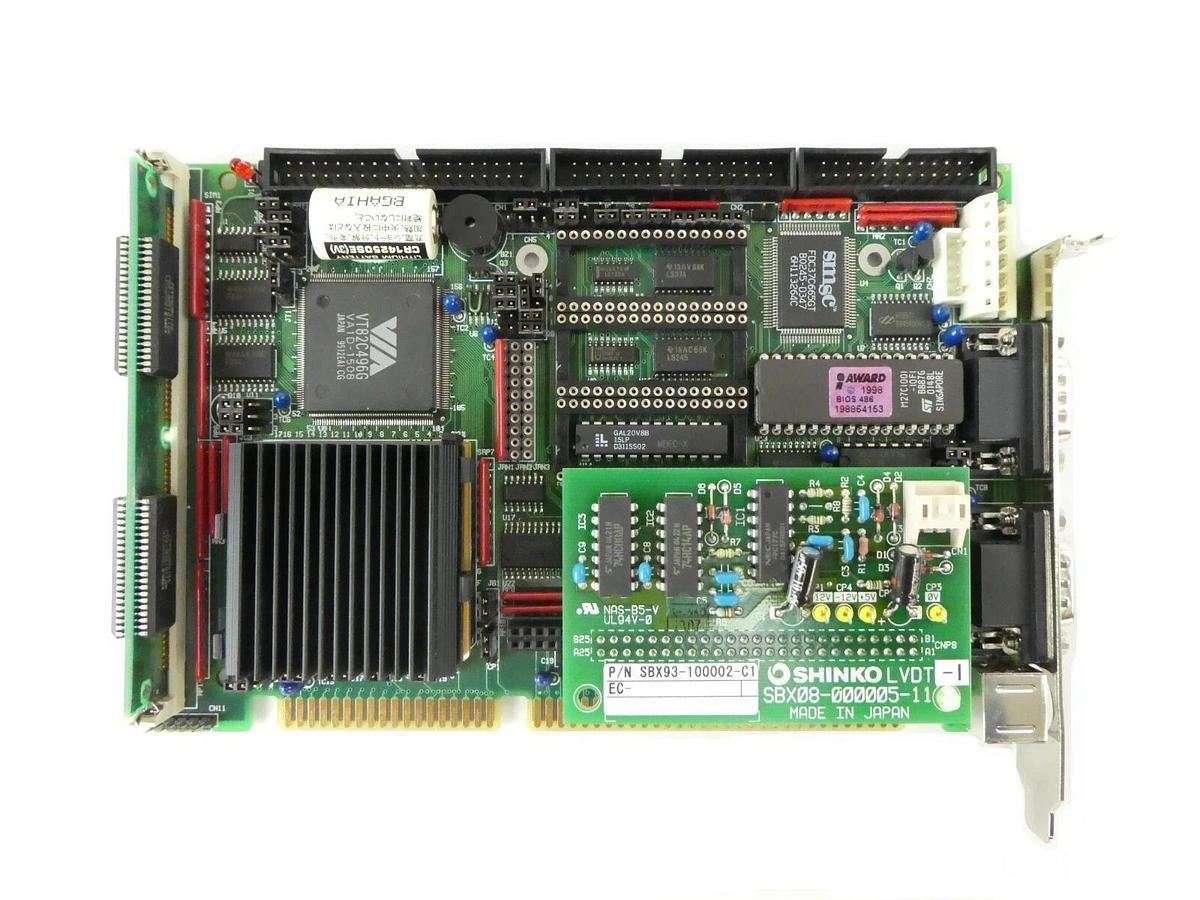 Used Shinko SBX93-100002-C1 SBC Single Board Computer PCB Card SBX08-000005-11 Telius