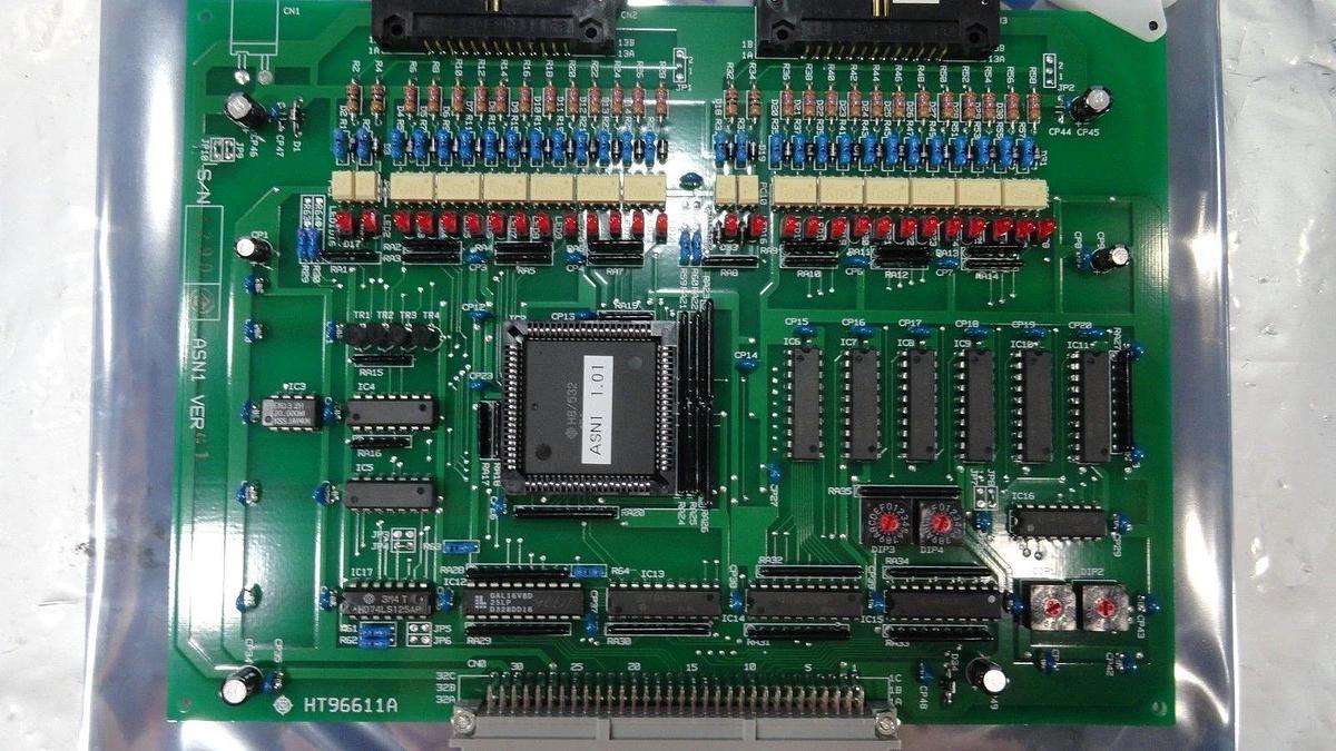 Used Hitachi HT96611A ASN1 PCB Card Ver. G1 M-712E Shallow Trench Etcher Working