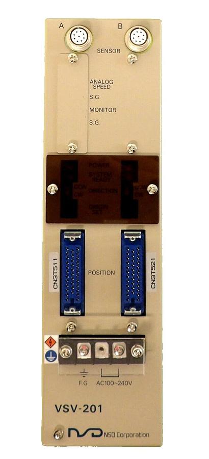 Used NSD Corporation VSV-201-UNNP-1-1.2G-S043 Position Controller VSV-201 Working