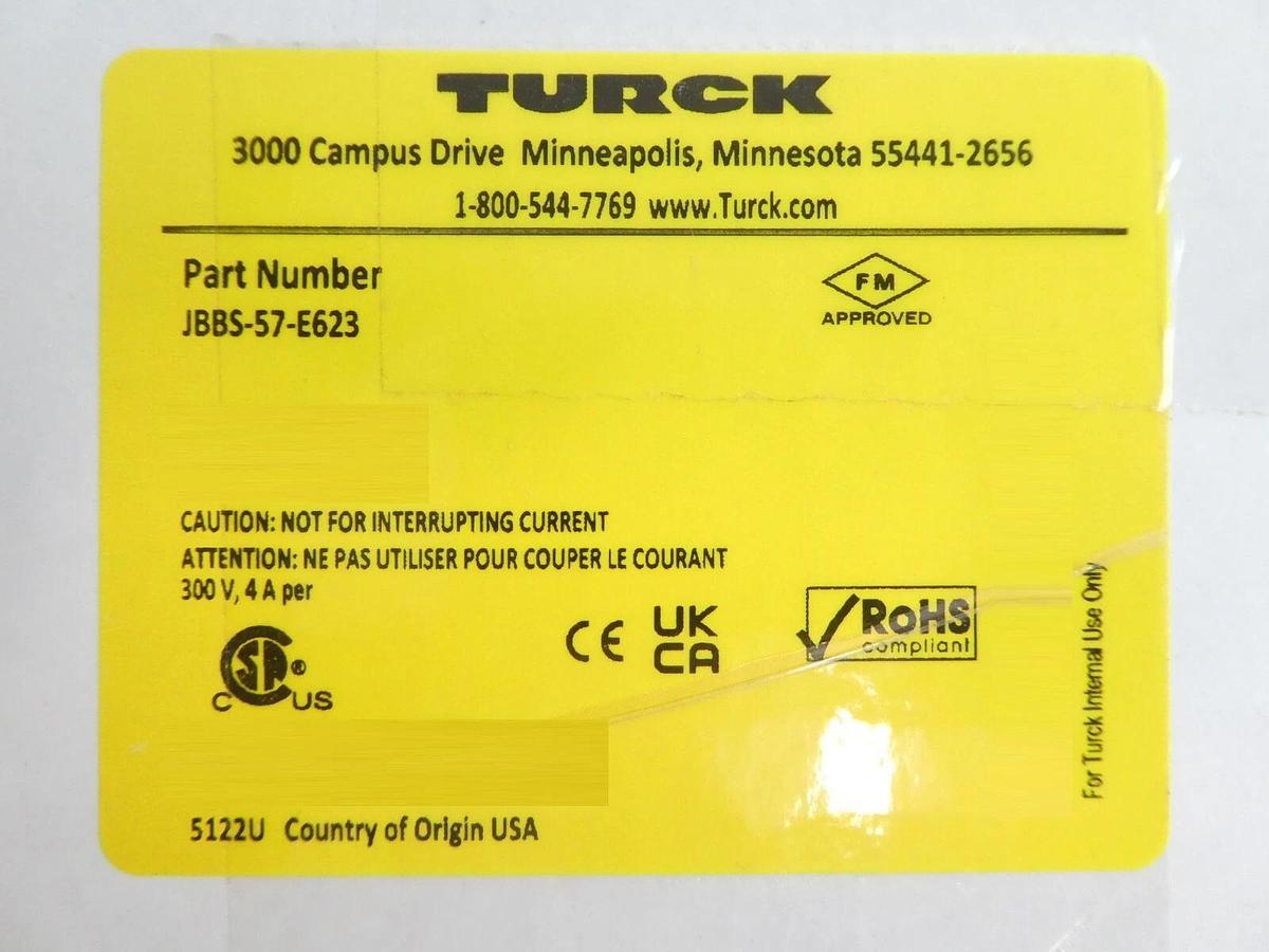 Turck JBBS-57-E623 DeviceNet Multiport Junction Box Lot of 5 New Surplus