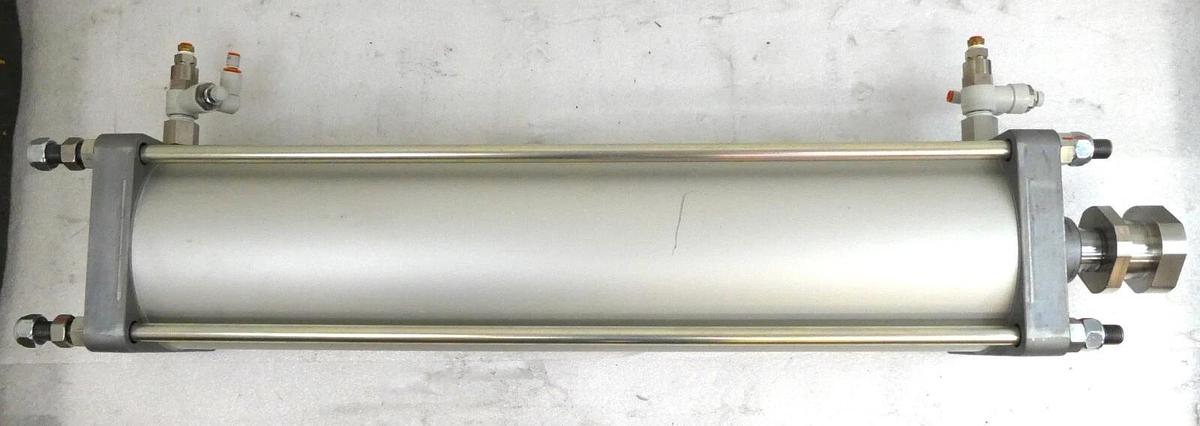 Used SMC CDS2b160TN-650-DUX00228 Tie Rod Pneumatic Air Cylinder Cs2 Working Surplus