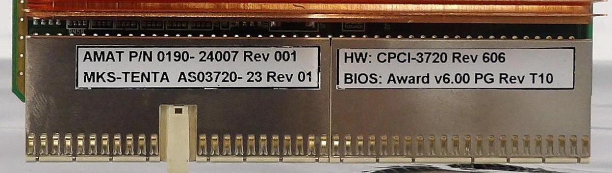 Used MKS Instruments AS03720-23 PCB Card cPCI-3720 AMAT Applied Materials 0190-24007