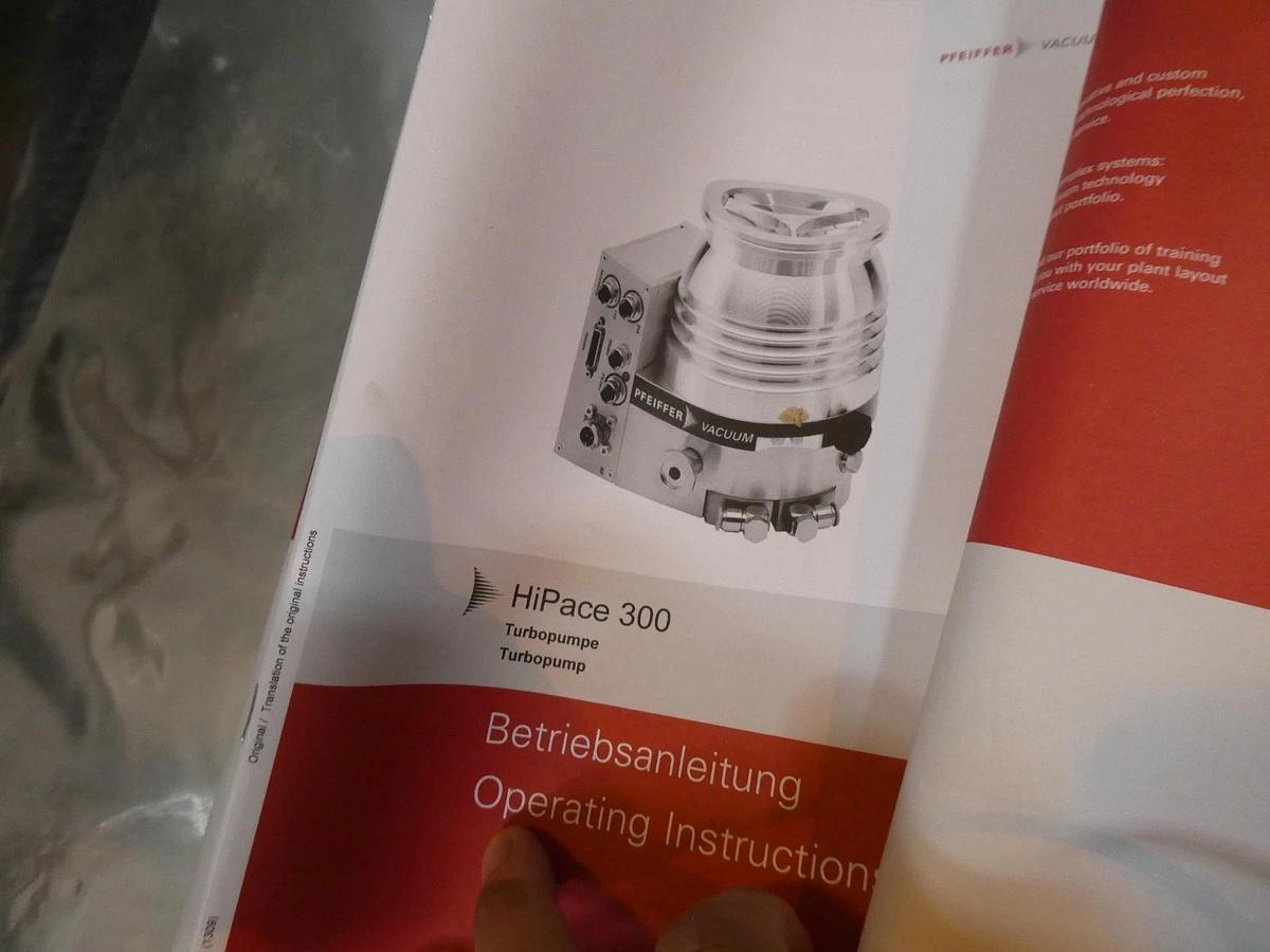 HiPace 300 Pfeiffer Vacuum PM P05 306 Turbomolecular Pump with TC 400 Turbo New
