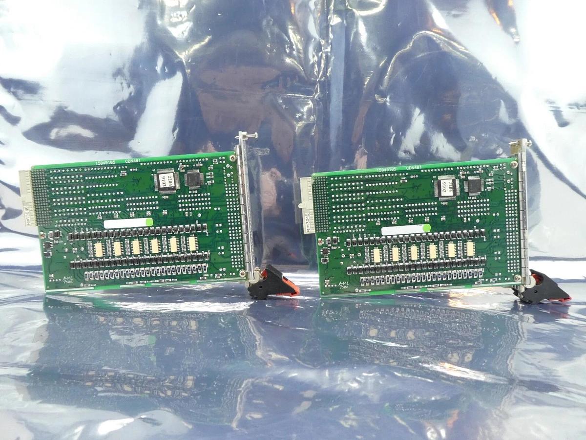 Used DIP 15049105 DeviceNet I/O PCB Card CDN491 AMAT 0190-02506 Lot of 2 Working