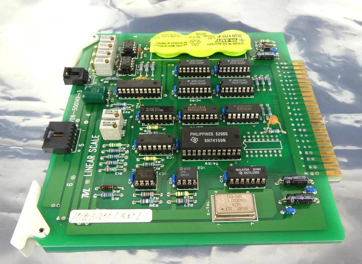 Used Varian Semiconductor VSEA 109132001 Linear Scale Mod PCB Working Surplus
