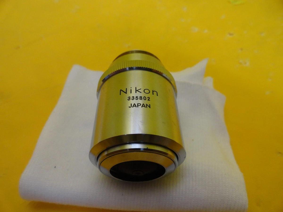 Used Nikon Precision BD Plan 100 0.90 Dry Microscope Objective 210/0 Working Surplus