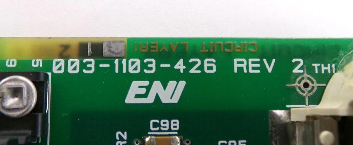 Used ENI Power Systems 000-1103-426 Processor Interface PCB GHW-50 Working Surplus