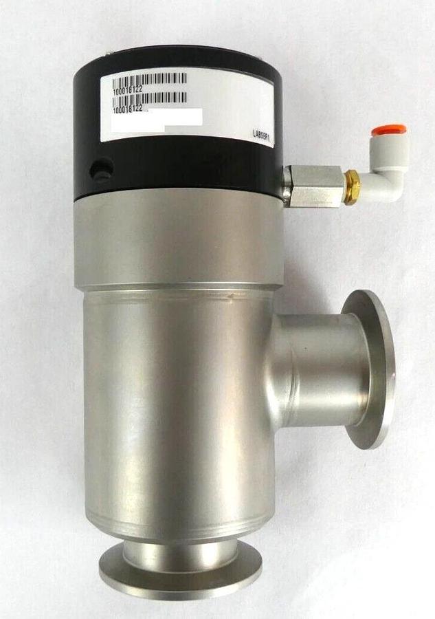 Used MKS Instruments 100018122 Pneumatic Isolation Angle Valve Working Surplus