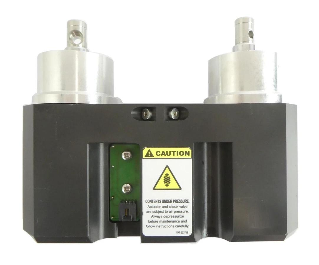 Used VAT 243786 Pneumatic Vacuum Valve Actuator Assembly Working Surplus