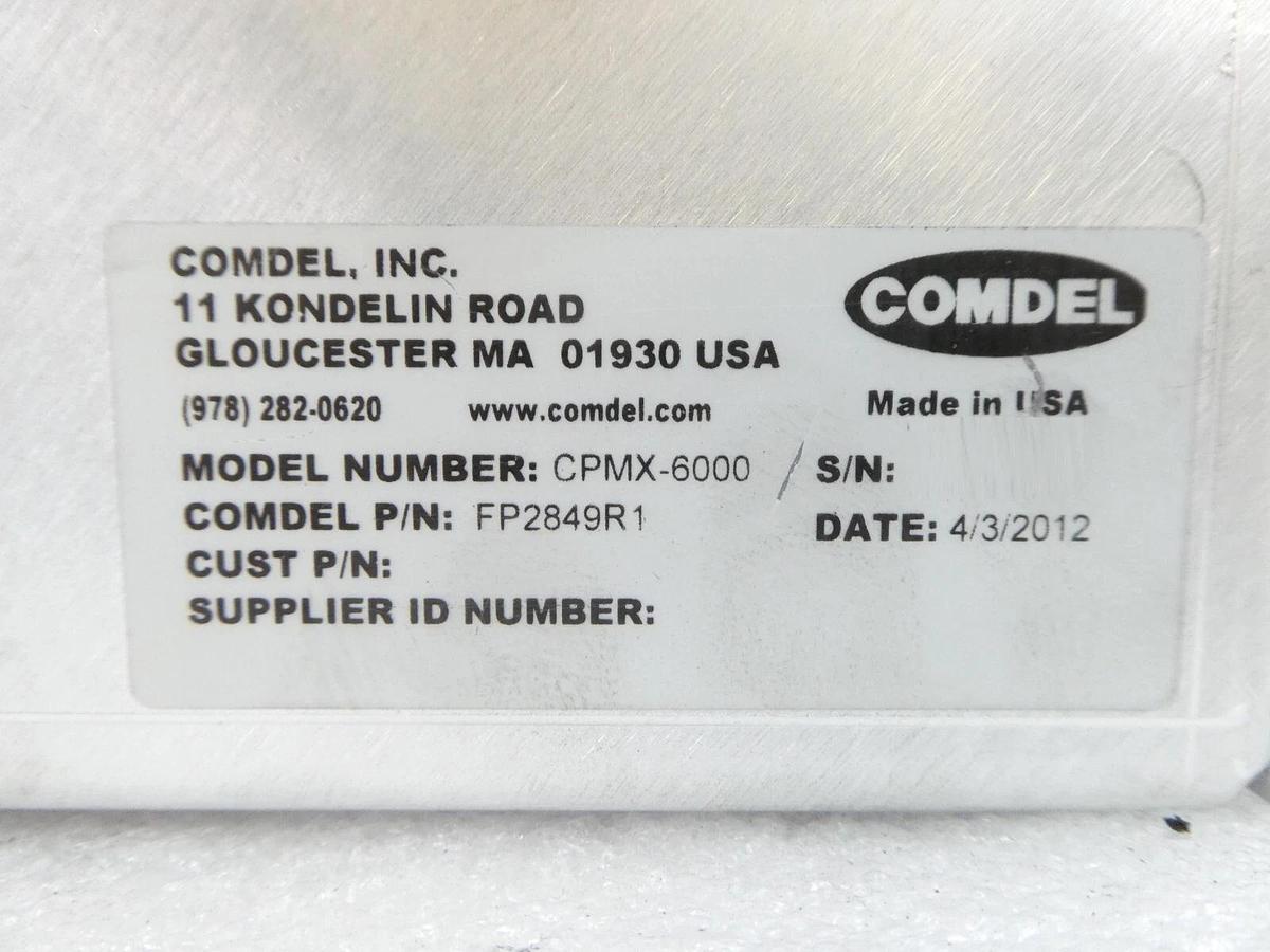 Used CPMX6000 Comdel FP2849R1 MatchPro RF Match Network CPMX-6000 Untested Surplus