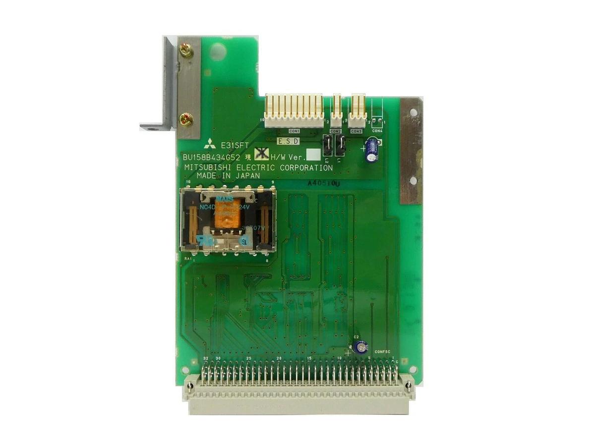 Used Mitsubishi BU158B434G52 PCB Card E31SFT Robot Controller CR-E356-S06 Working